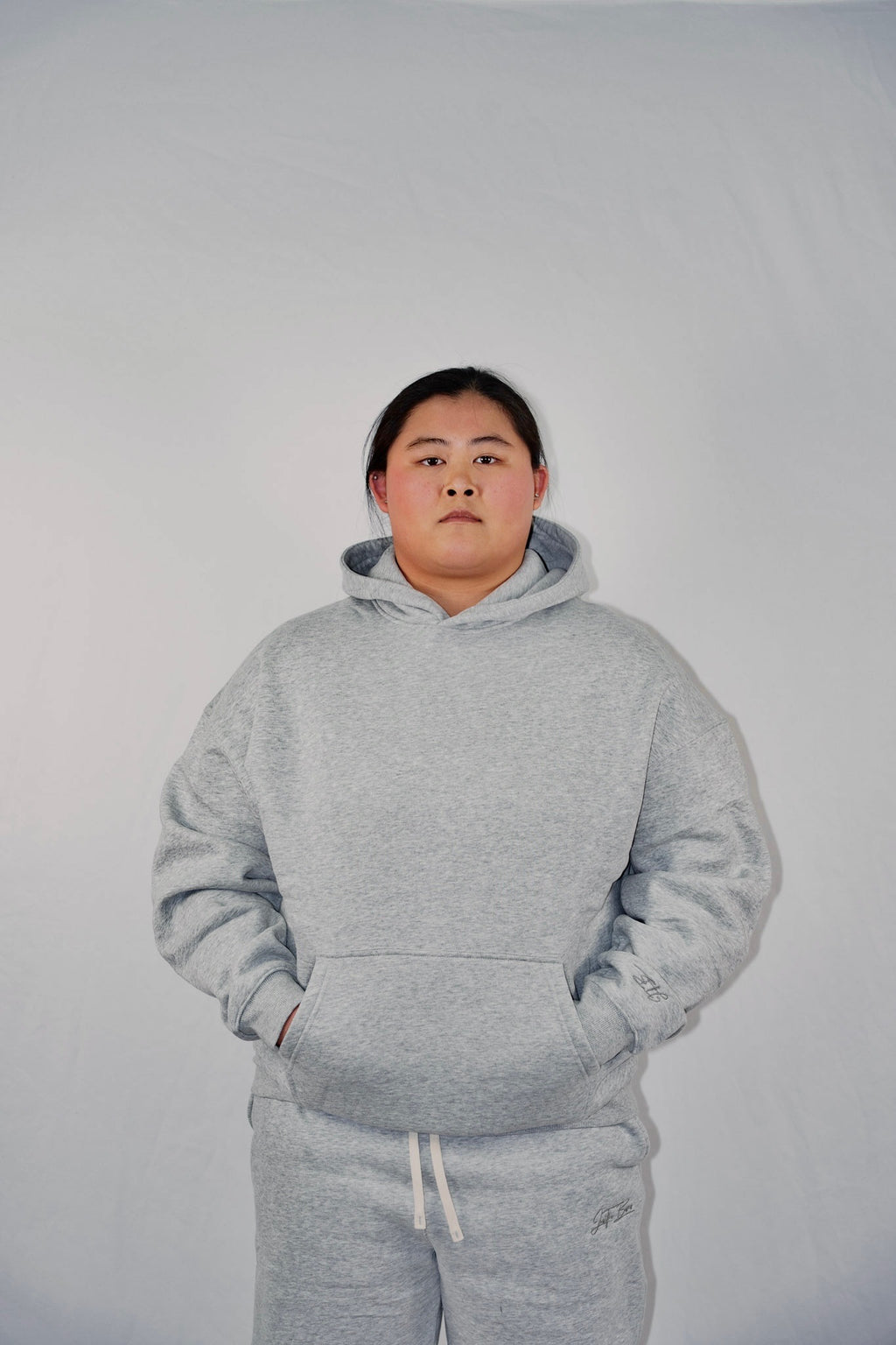 The Basic Pullover - heather gray