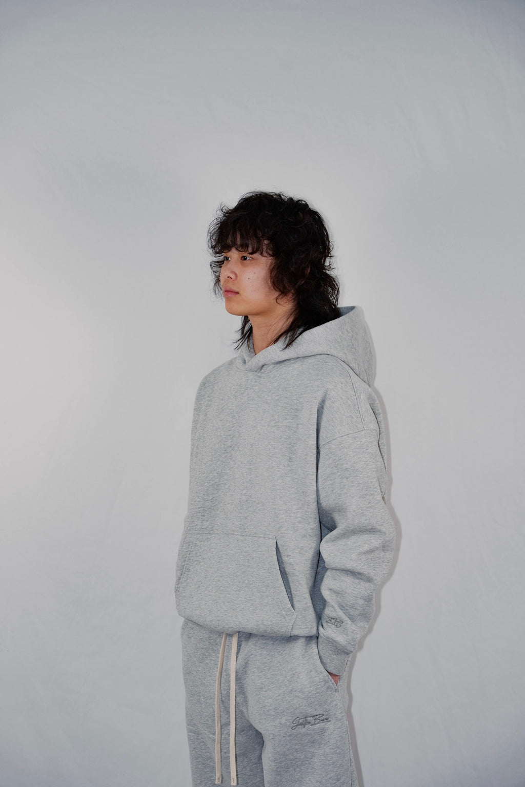 The Basic Pullover - heather gray