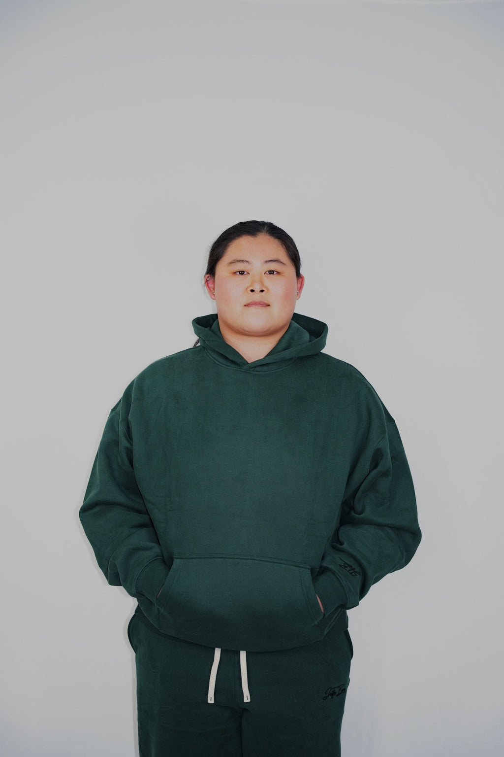 The Basic Pullover - hunter green