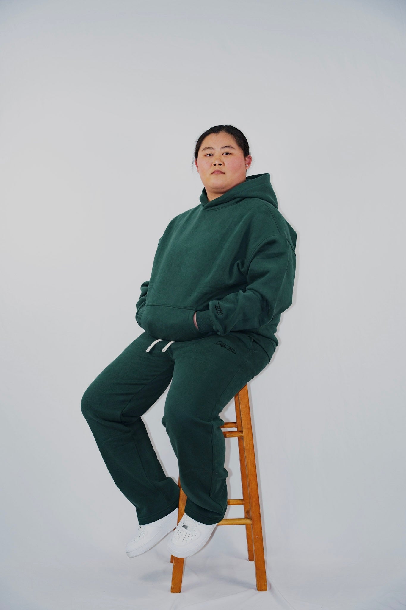 The Basic Pullover - hunter green
