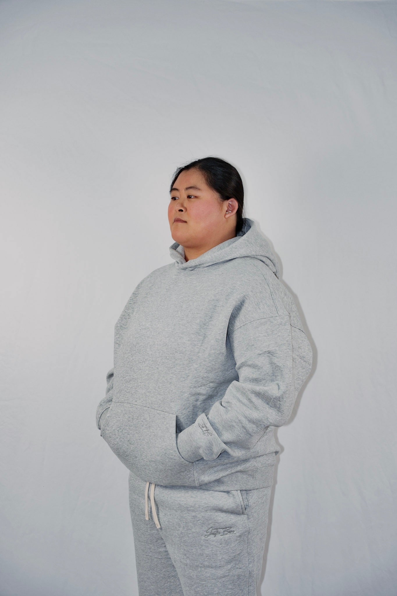 The Basic Pullover - heather gray